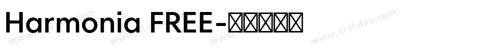 Harmonia FREE字体转换
